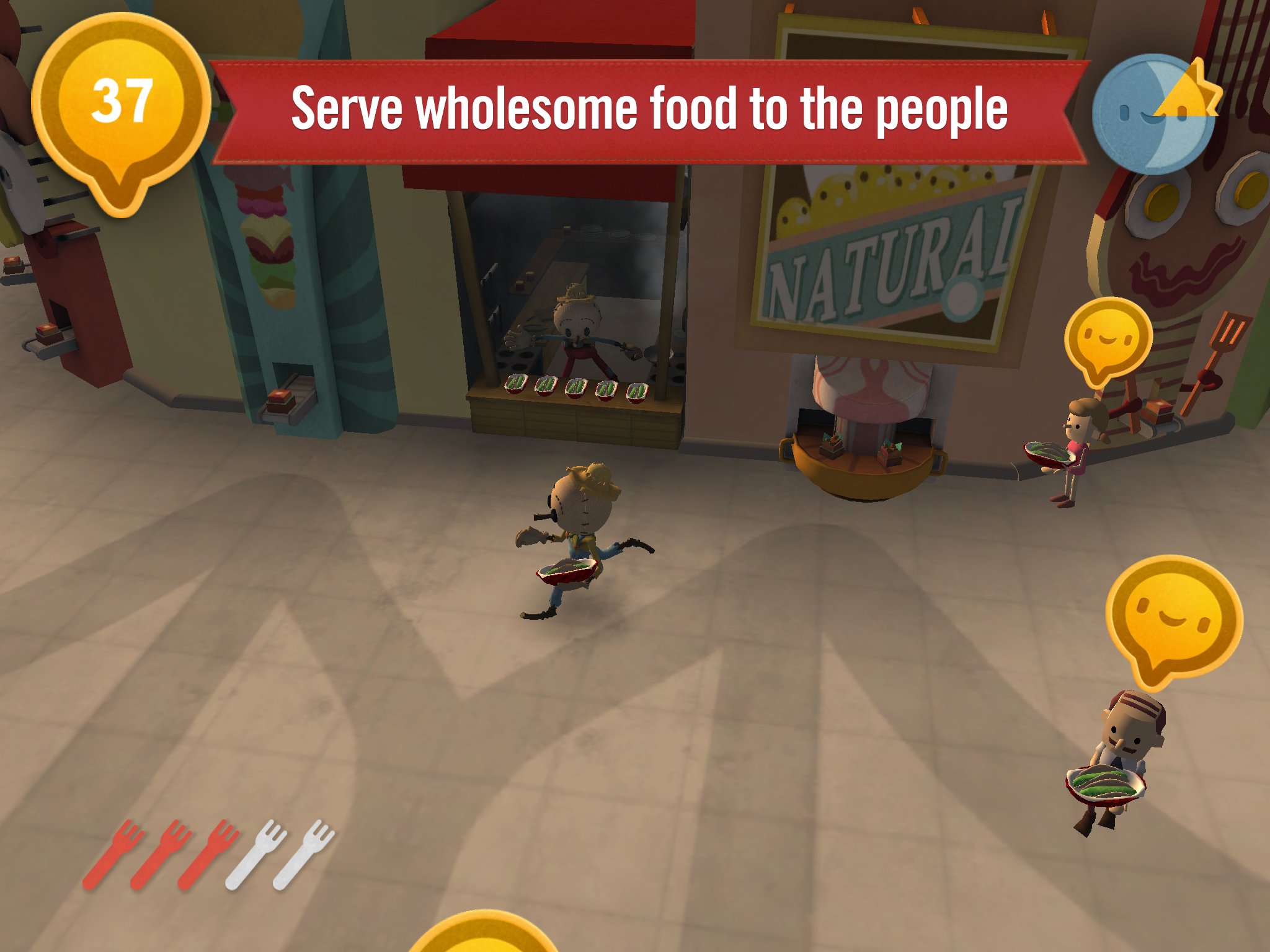 Mobile Game, World Two, The Kitchen