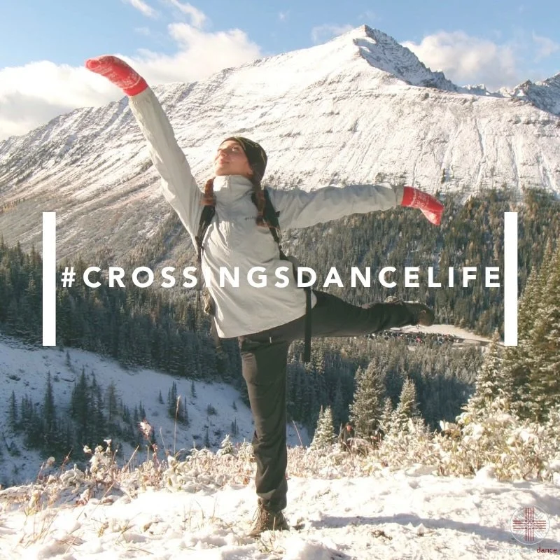 🌿 #CROSSINGSDANCELIFE CHALLENGE 🏔️

For the month of October, we have a little challenge for you&hellip; take your dance outside🌲🩰☀️

We&rsquo;re encouraging our dancers (of all ages!) and families to find a beautiful spot in nature, strike your 