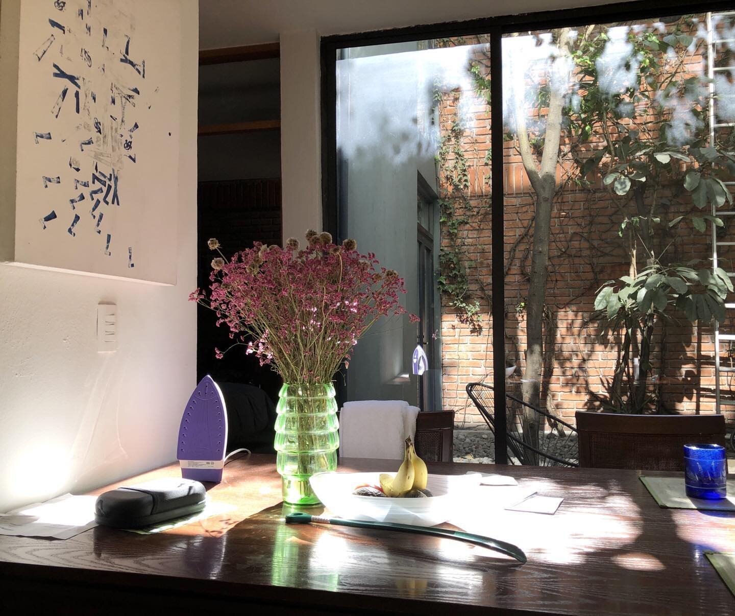 Morning breakfast table in CDMX.