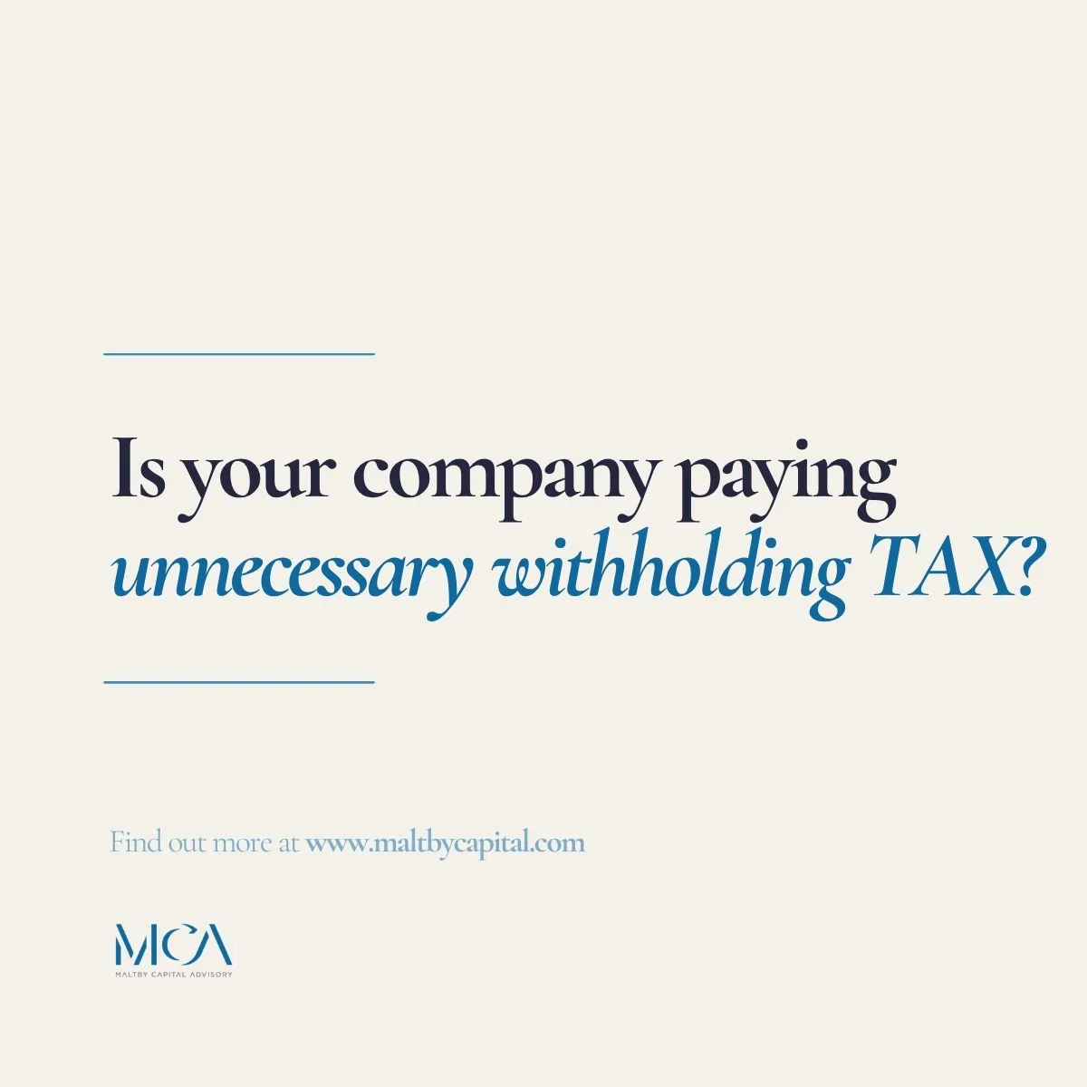 Cross-border financing: Is your UK company paying unnecessary withholding tax?