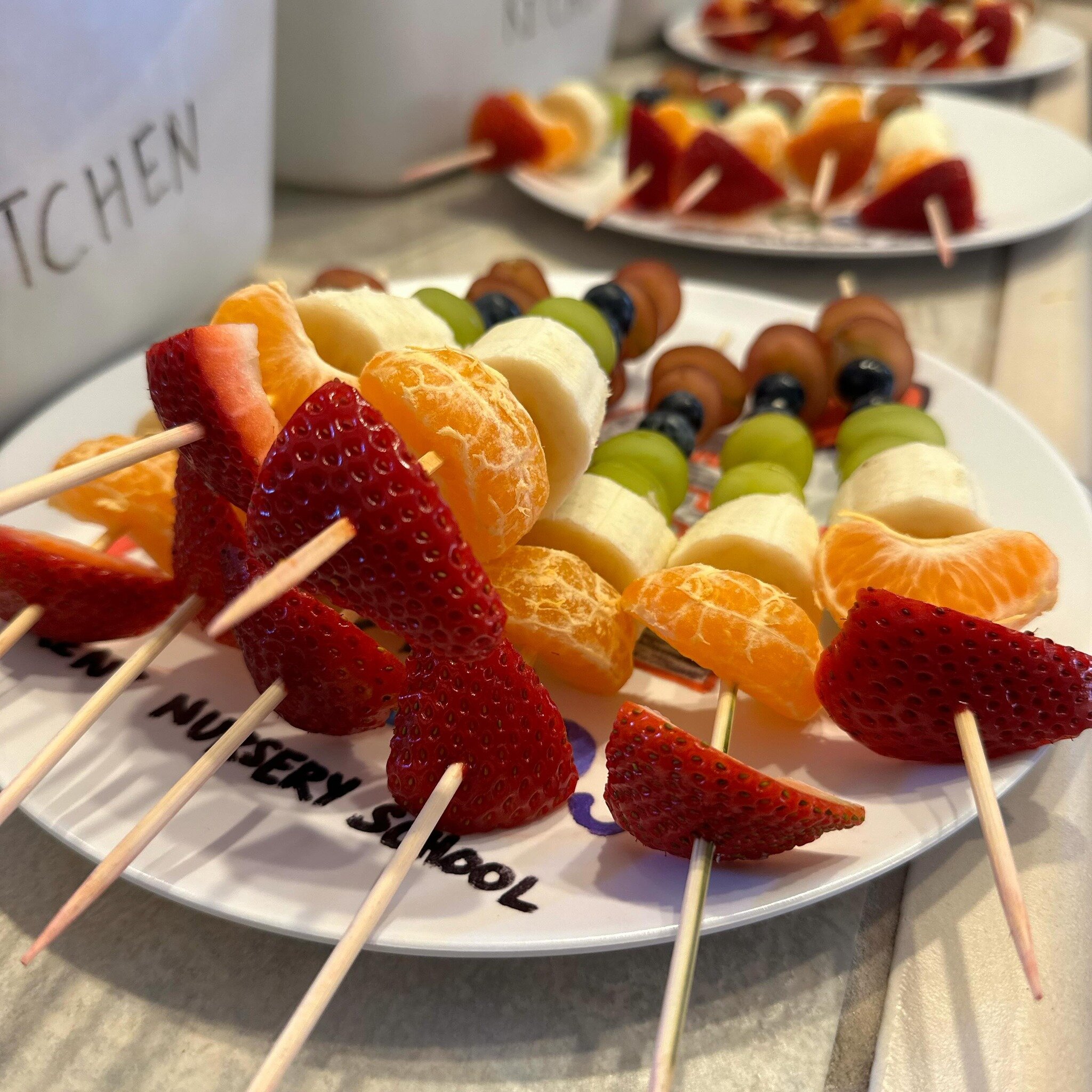 🌈 Taste the rainbow with us! Today at snack time, we indulged in colorful rainbow kabobs, each skewer bursting with vibrant fruits and veggies. 

Eating the rainbow isn&rsquo;t just delicious&mdash;it&rsquo;s a fun and healthy way to ensure we get a
