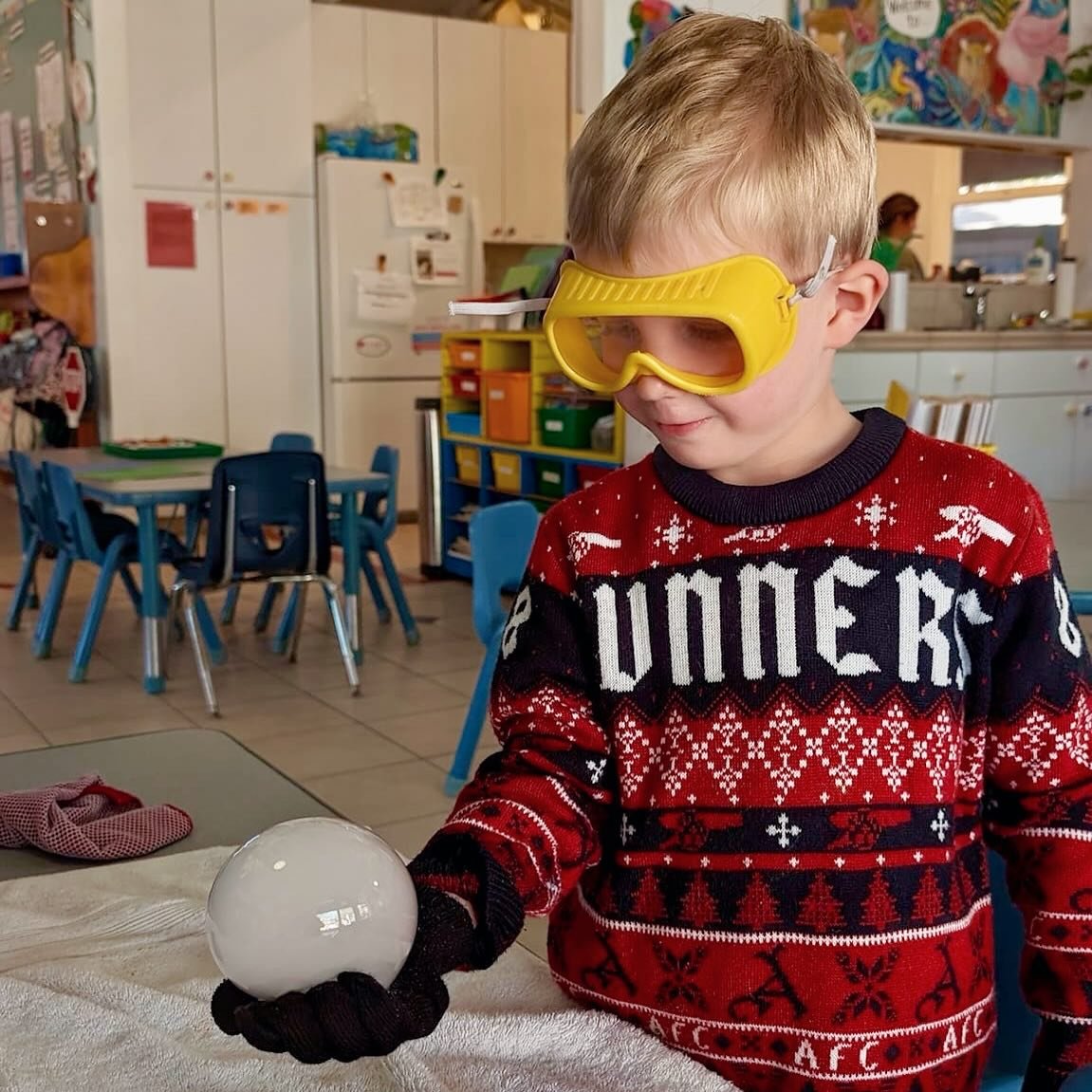 🔬 Spring break may be here, but our little scientists are still bubbling with excitement! 💡 Parent-directed science projects are a hit in every class, and last week, the Threes &amp; Fours and PreK classes dove into the cool world of dry ice! 🌬️ 
