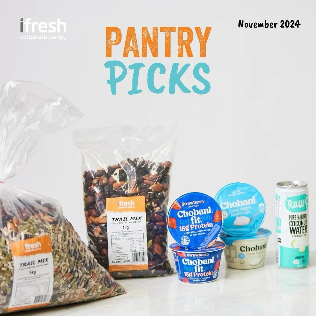 Stock up and save with November&rsquo;s Pantry Picks! 🎉 

Discover unbeatable deals on this month&rsquo;s must-haves for your office pantry. Don&rsquo;t miss out &ndash; shop now and keep your team fuel&rsquo;ed and focused all month long! 🥜🥥🥨

#