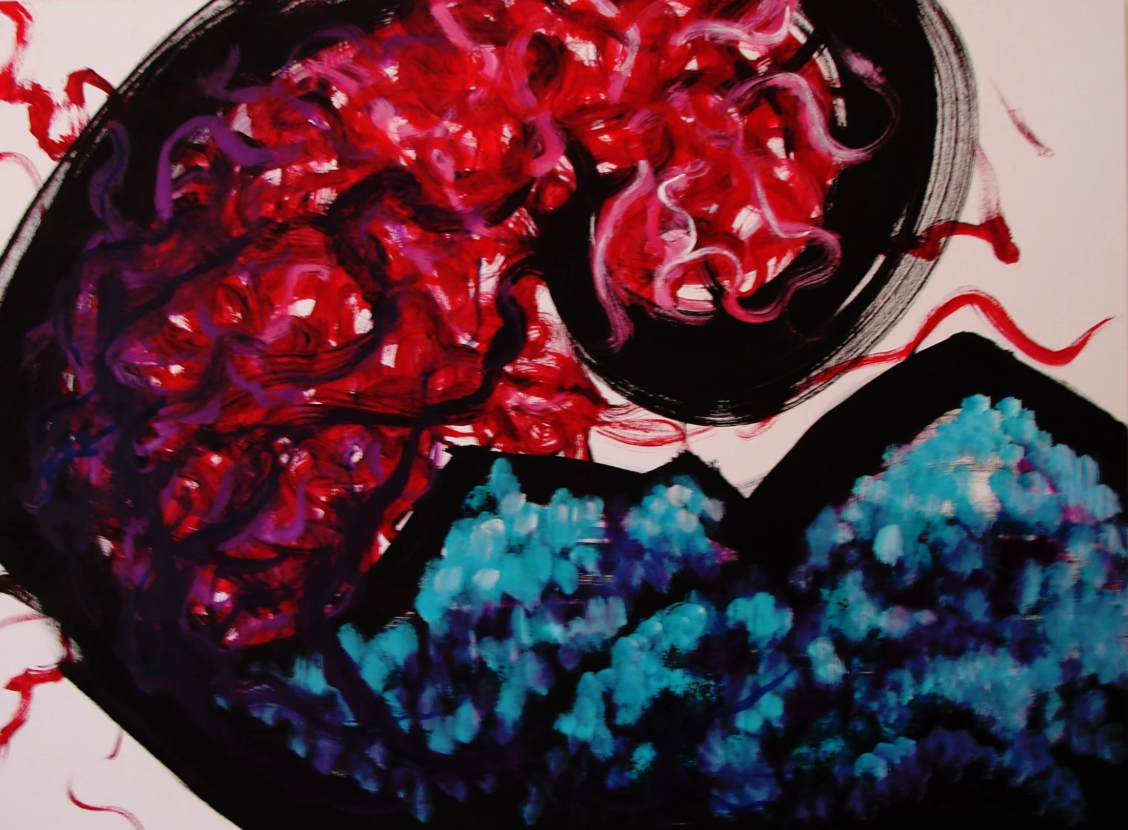 Inside out, 48"x36" oil on canvas