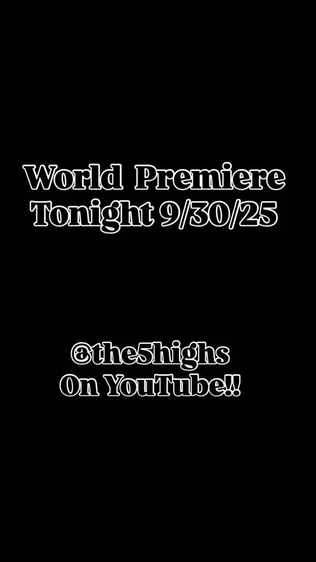 Check out our new music video on YouTube TONIGHT!!!
@the5highs is the channel, 7pm PST is the time. #thefivehighs #anotherletdown #avantharde
