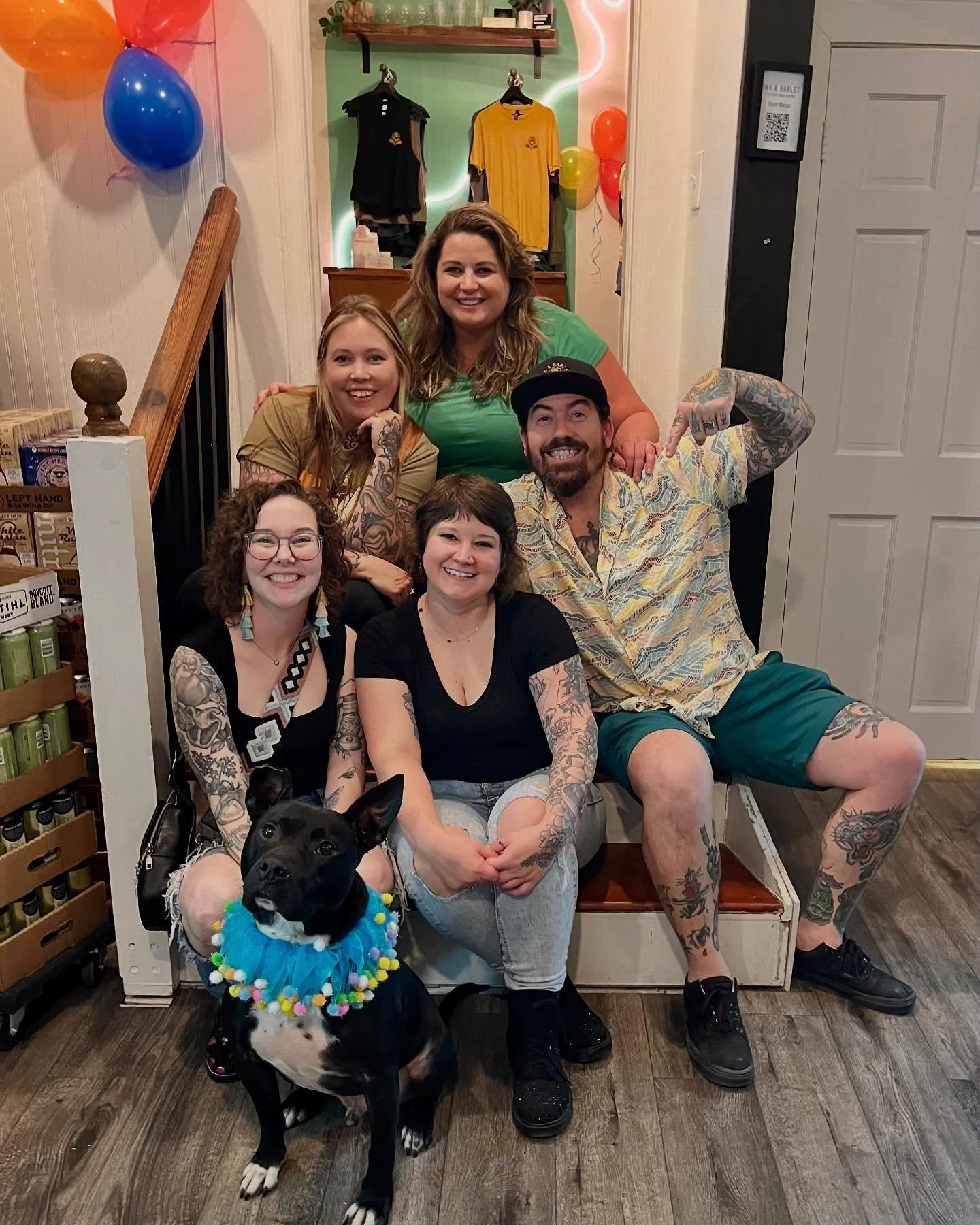 We want to wish a very happy anniversary to our friends over at @inkandbarley! For the past two years you have brought great tattoos, great beers, and great people into our lives and the sense of community your building so filled with love has foster