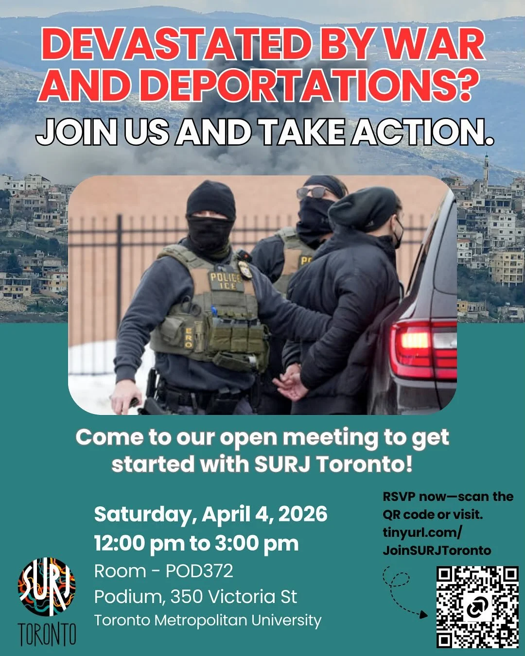 Did watching ICE in Minneapolis rip families and communities apart shock you? Do you want to help make sure migrants and refugees are safe in the Greater Toronto Area (GTA)? Are you a white person who wants to take action for racial and migrant justi