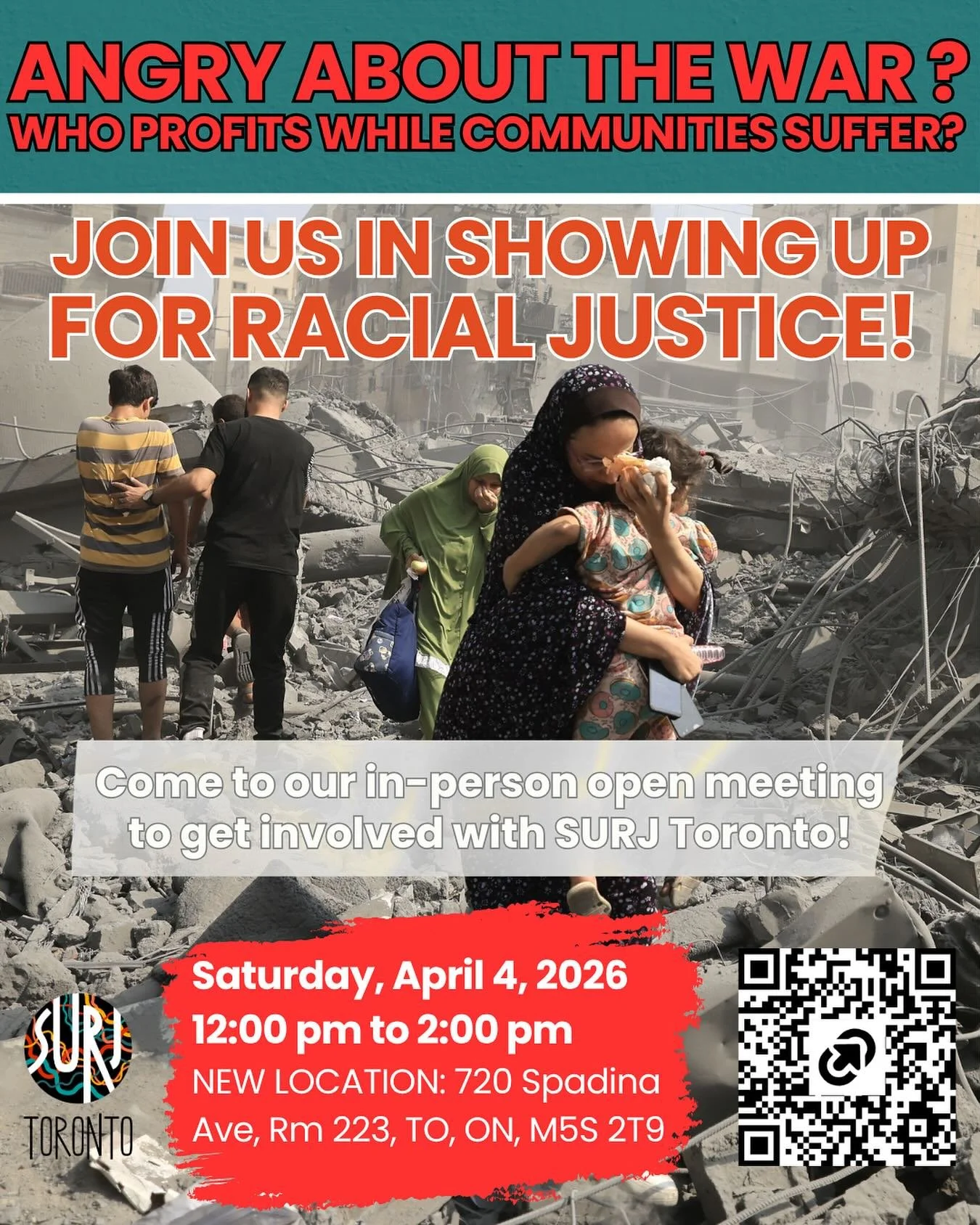 Shocked by ongoing and unnecessary wars in Iran, Sudan, Congo, and beyond? Are you a white person who wants to take action and stop Canada&rsquo;s complicity in wars? Are you looking to get involved with others like you who want to use their privileg