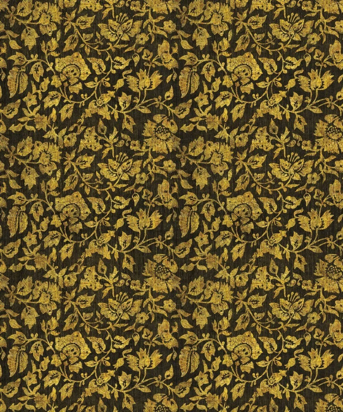 DAMASK Bloom Charcoal, detail