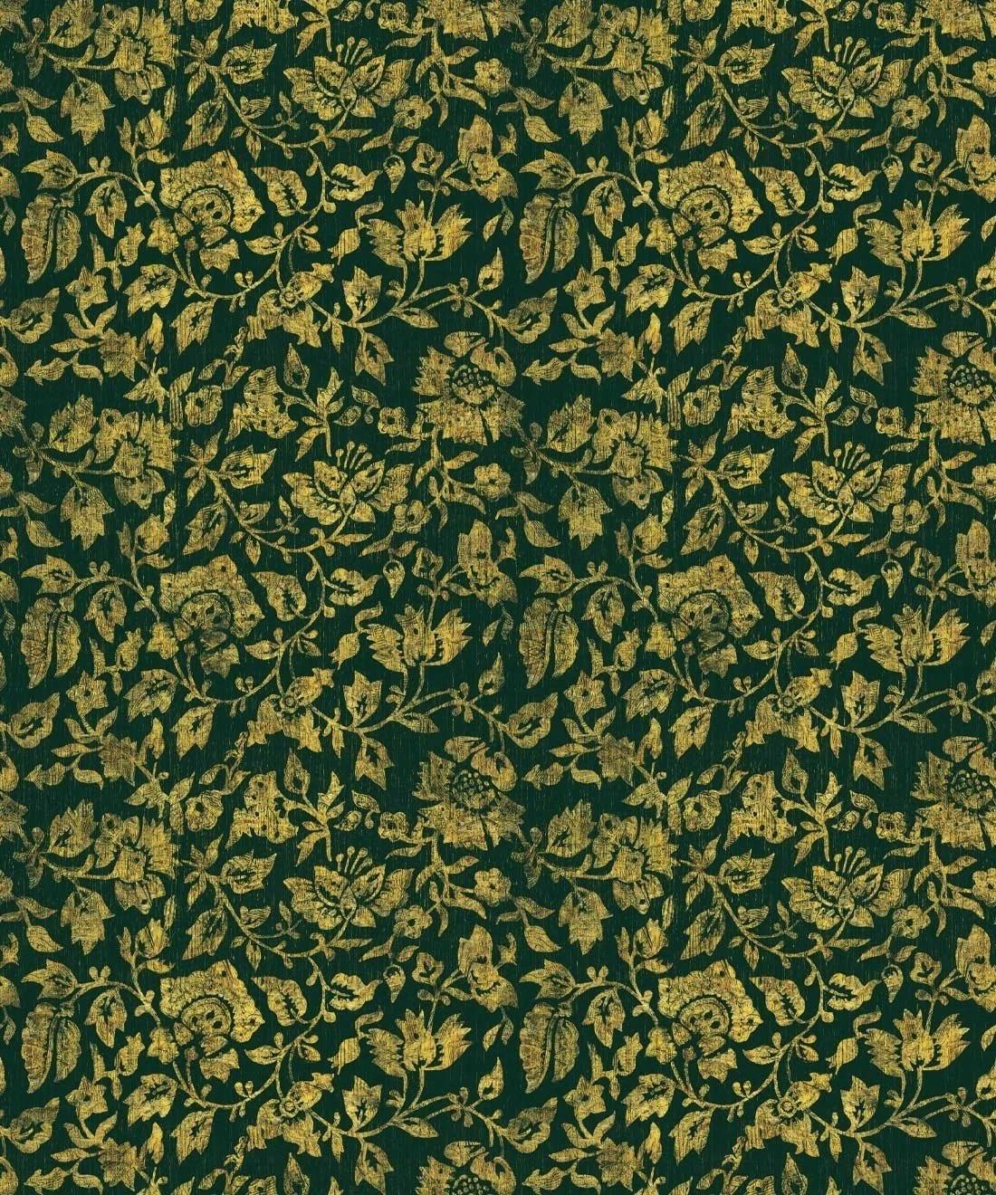 DAMASK Bloom Green, detail