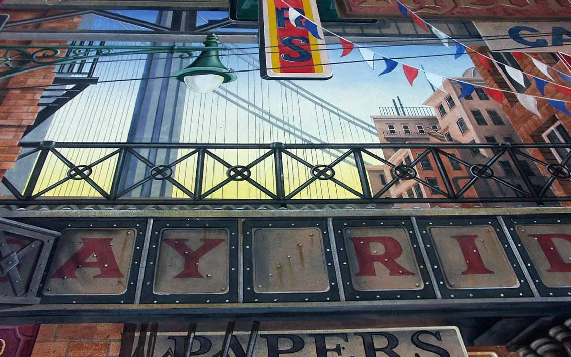 Scenic Art—Saturday Night Fever, Drury Lane paint frames, London
