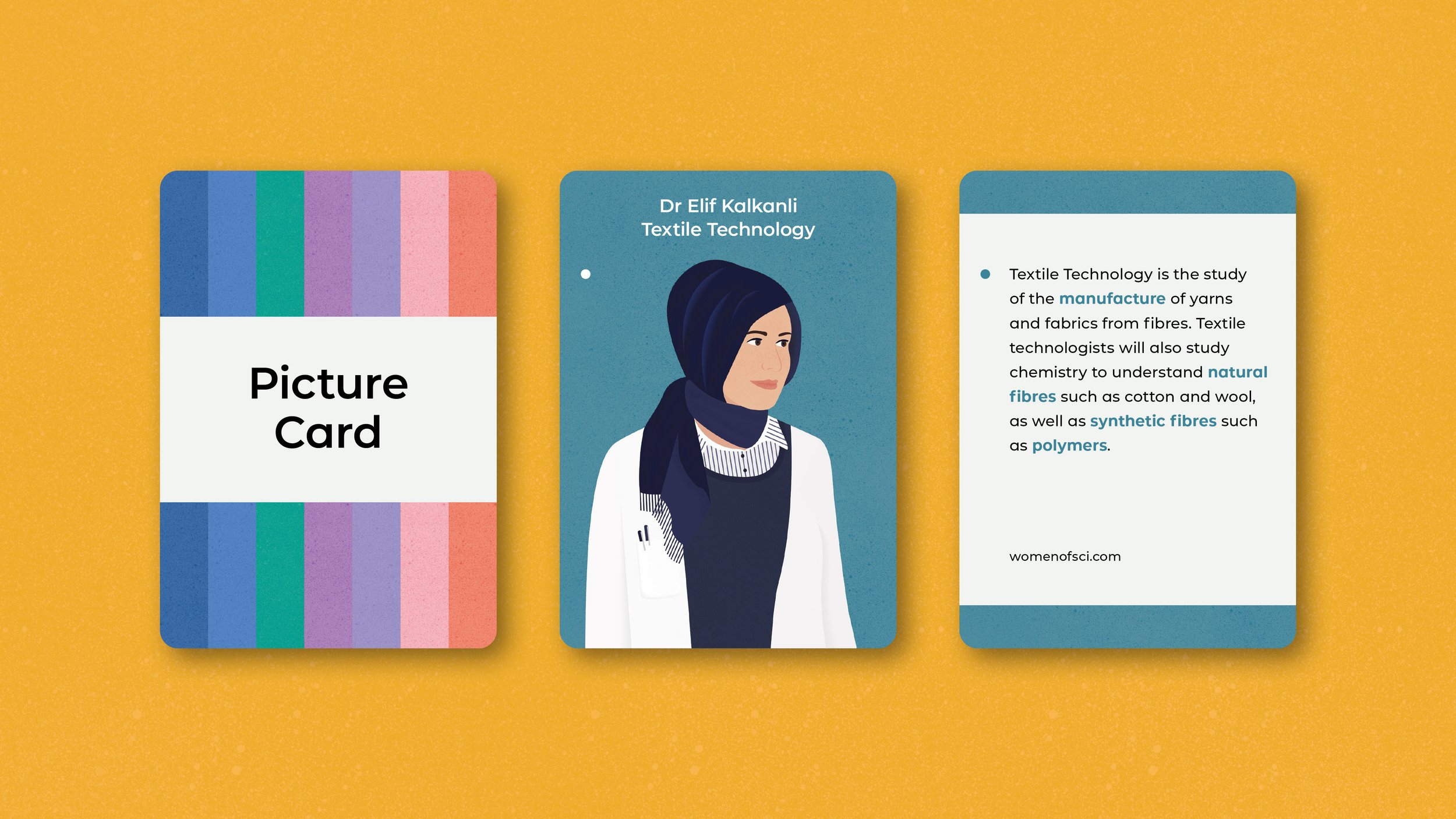Women of Science – Flashcards (Illustrations by Ellie Thomas) 