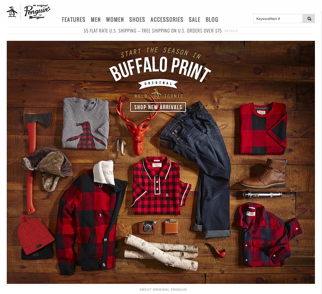 Original Penguin / Holiday Campaign