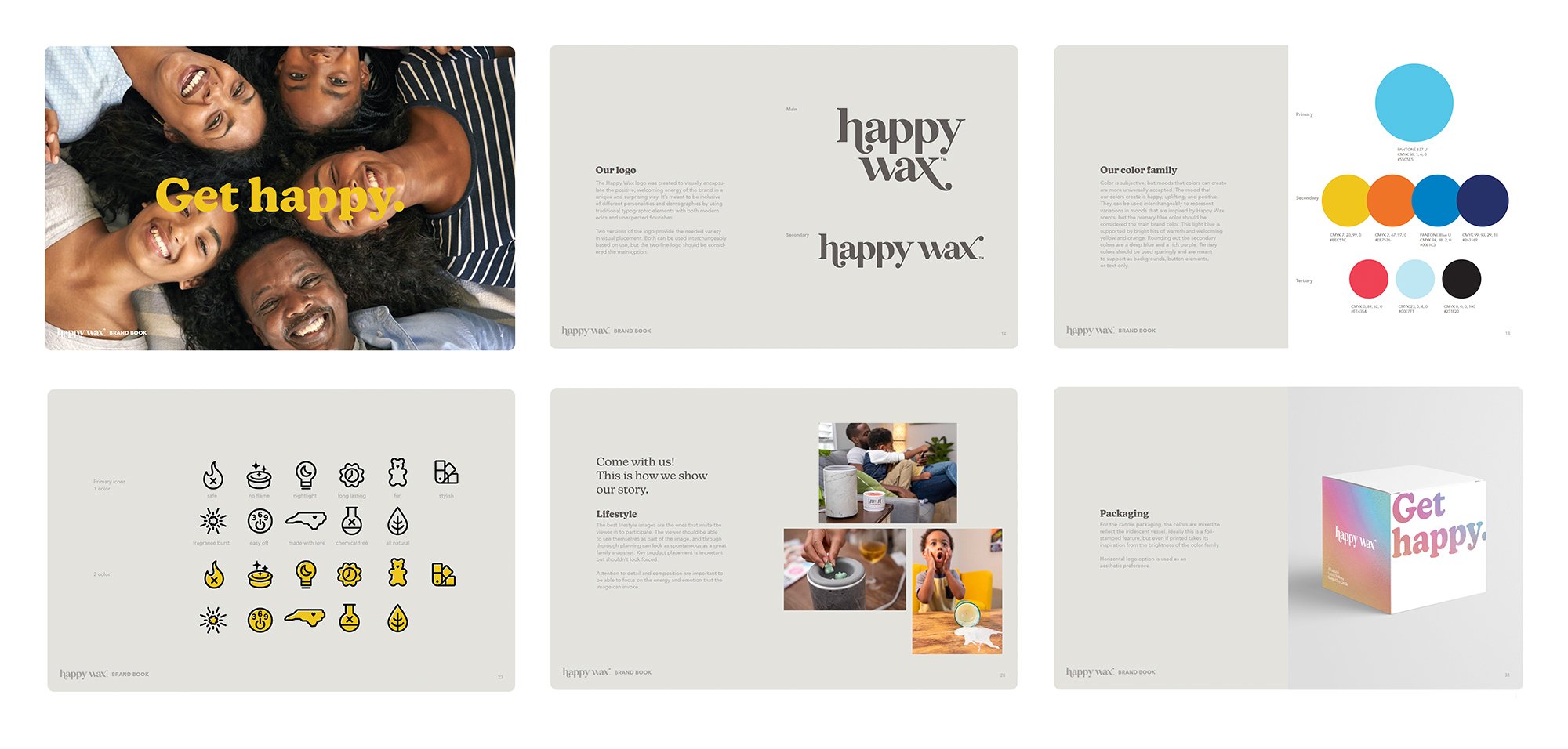 Happy Wax / Rebrand / Brand Guidelines