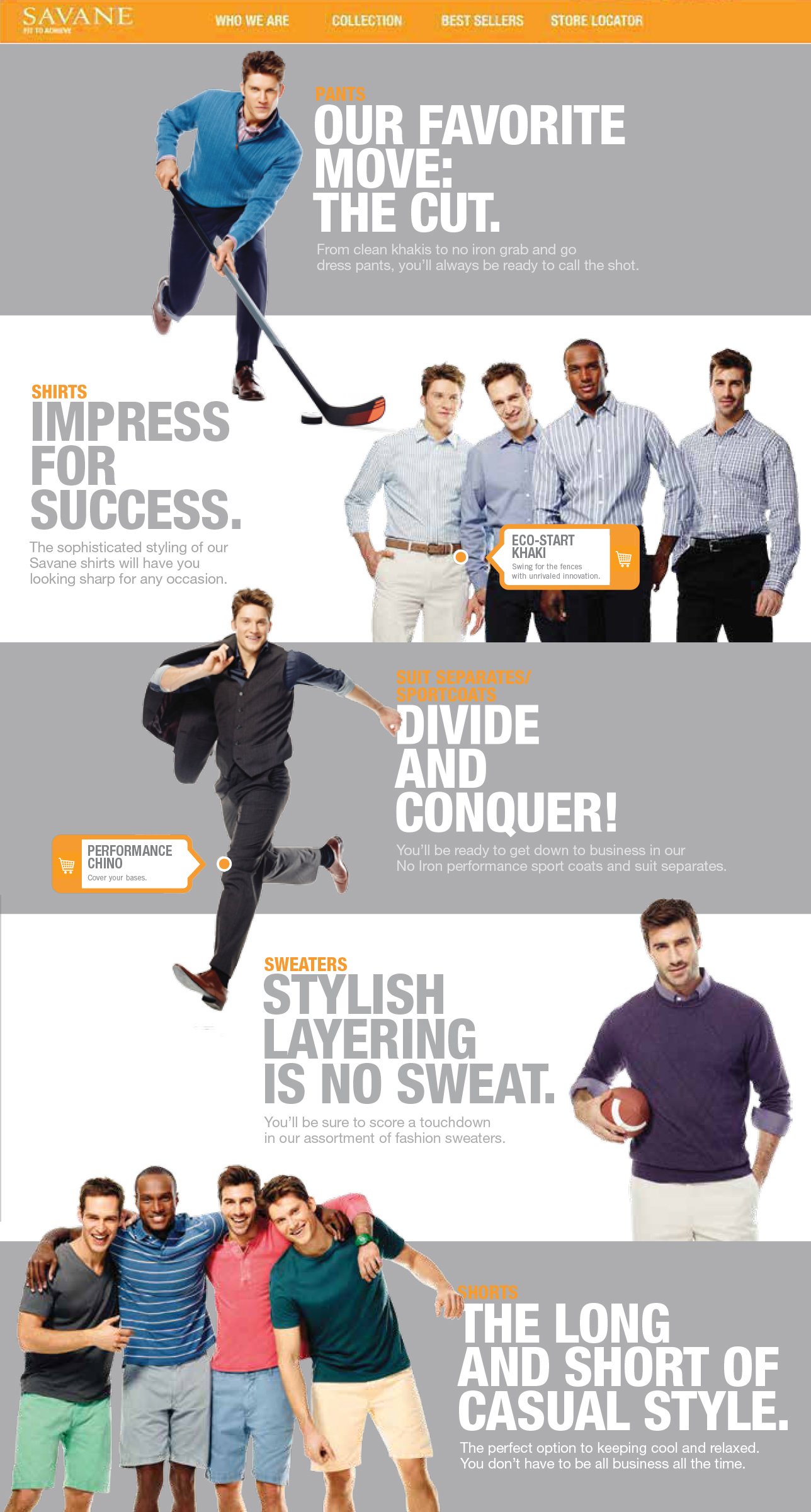 Savane / Sports Active / Retail Campaign