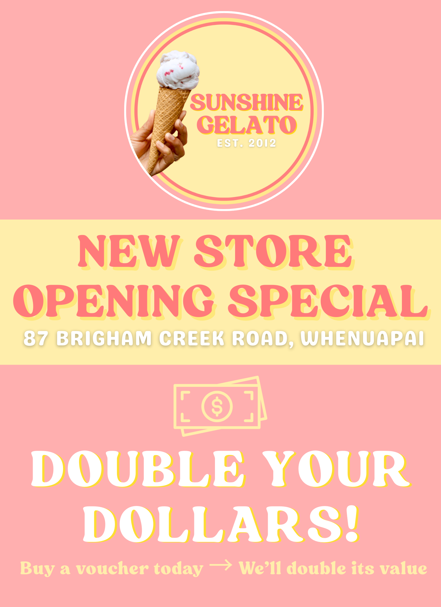SPEND A DOLLAR, WE DOUBLE IT! (400 x 550 mm).png
