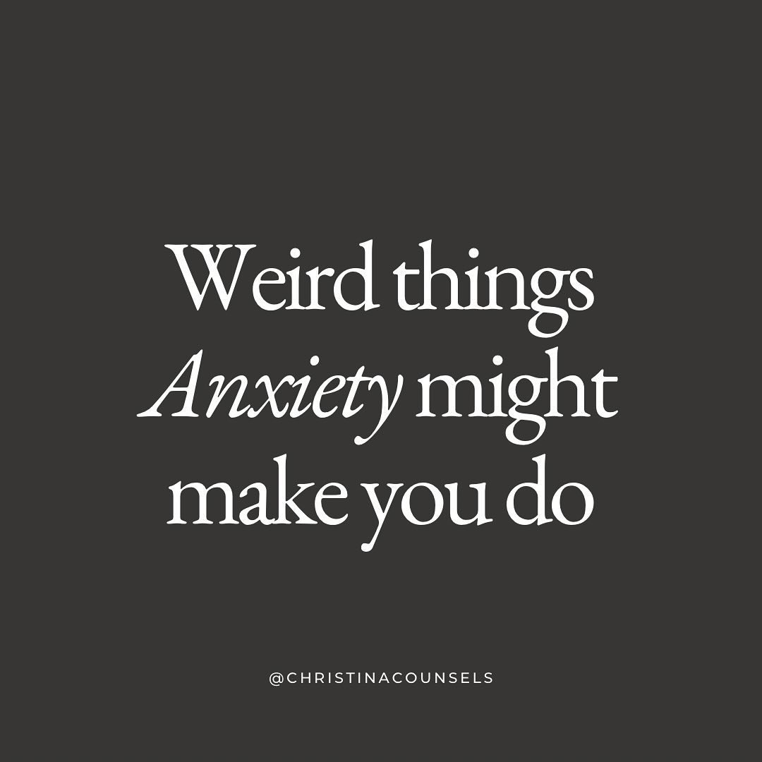 Share in comments what weird things Anxiety makes you do 👇🏼

💌Comment EMAIL to join my email list for more ICBT content.
. 
.
#ocd #ocdlife #ocdhelp #ocdrelief #ocdrecovery #ocdproblems #ocdtips #ocdadvocate #ocdawareness #ocdsupport #ocdtherapy #