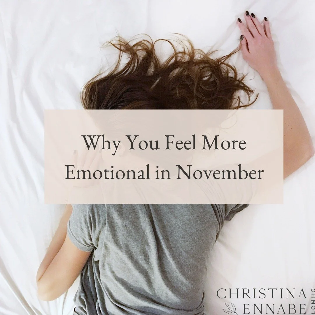 If you&rsquo;ve been more emotional lately, there is a reason.

- Decreased sunlight affects serotonin levels.
- The holiday season can trigger reflection and unresolved memories.
- Slower seasons invite the nervous system to process what we&rsquo;ve