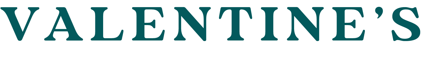 valentine's dinner pre-fix menu