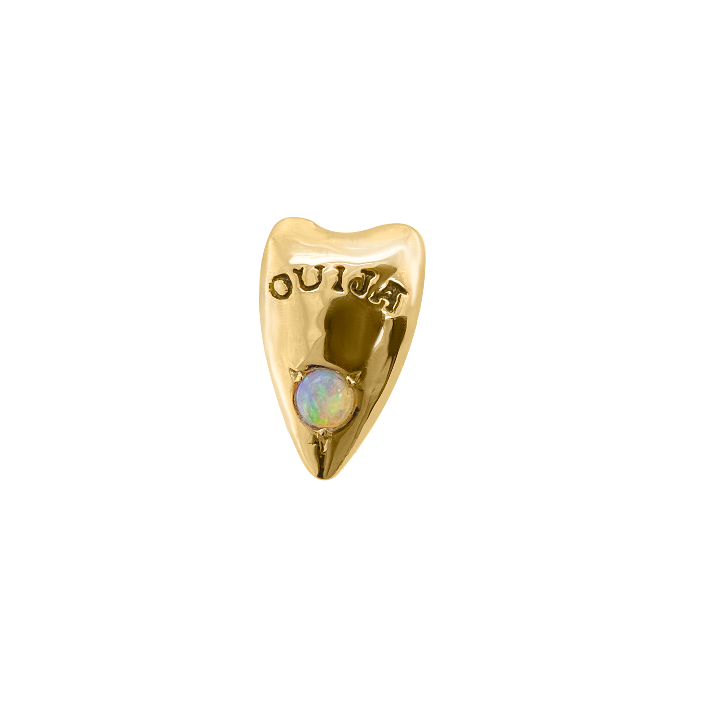 Ouija Planchette with Opal Threaded Stud