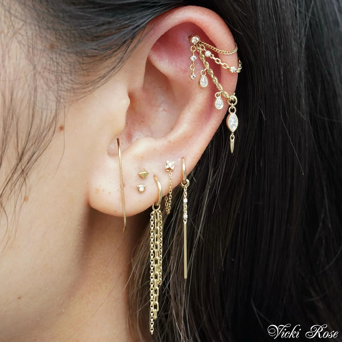 Ear Styling Inspiration — So Gold Studios, Brooklyn's Luxury Private ... Ear styling near me