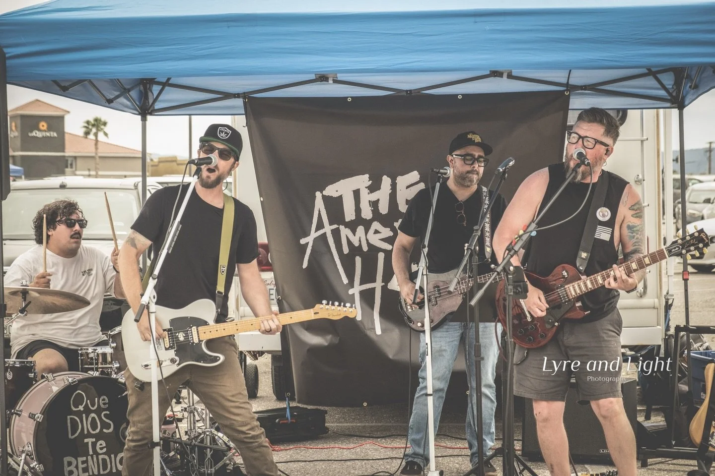 Best first gig ever! We were honored to play &ldquo;No Kings&rdquo; Victorville! Great turn out. Great people. This is community. This is resistance. #nokings #poppunk #christiannationalism #exvangelical #bandphotos

📸: @lyreandlightphotography