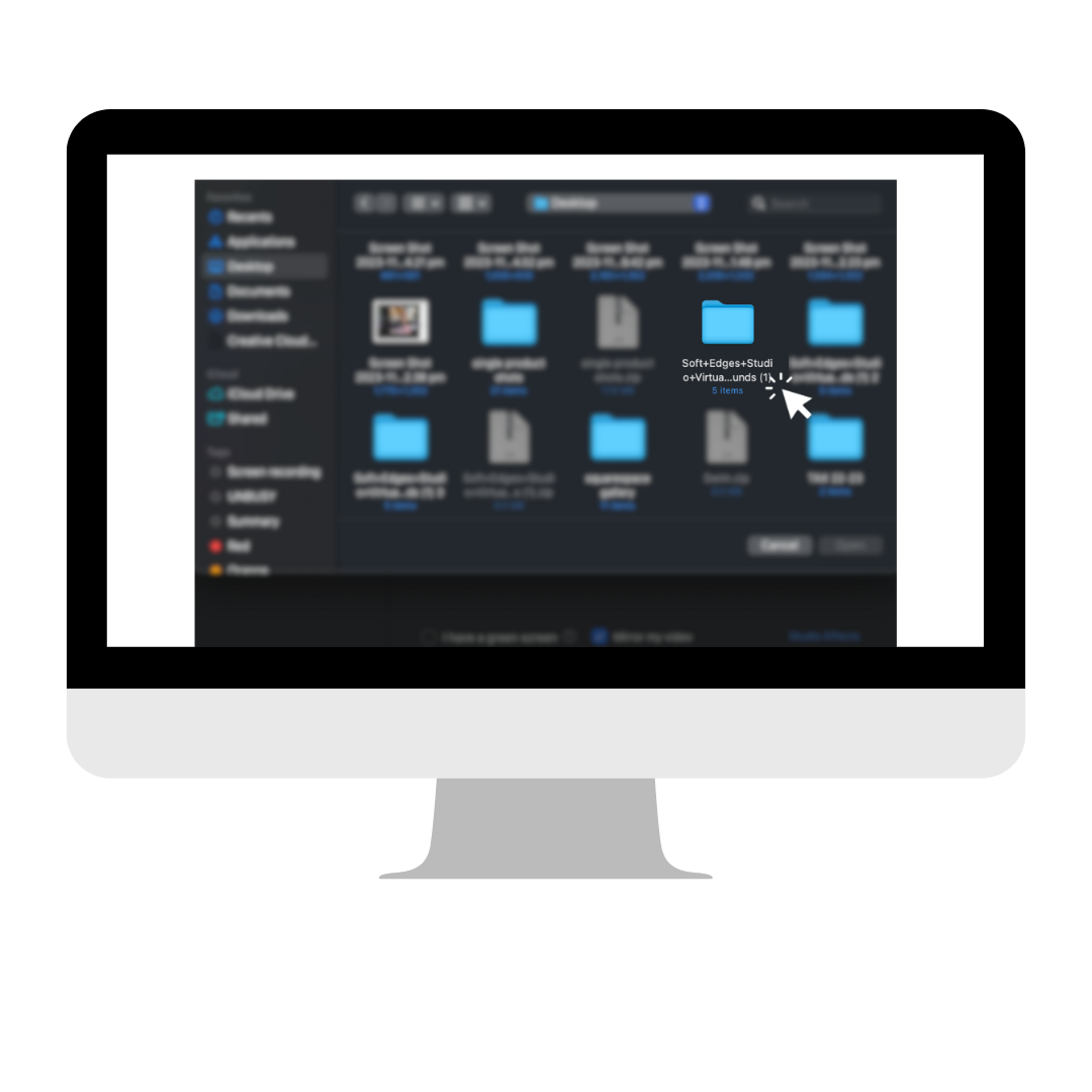 3. Find files folder titled Soft Edges studio Virtual Meeting Backgrounds