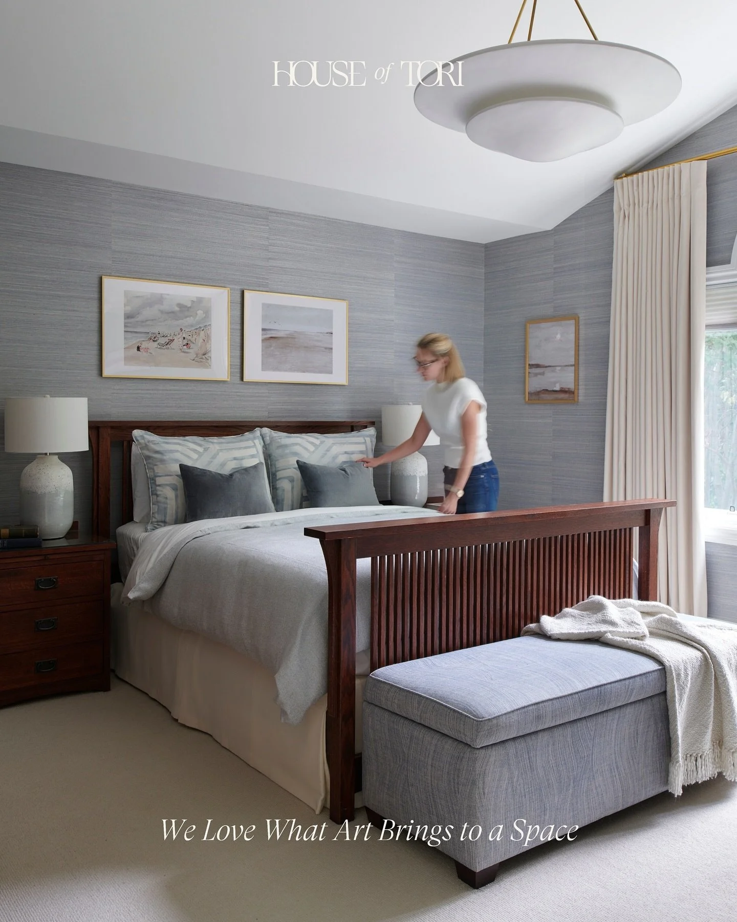 We love what art brings to a space. It&rsquo;s not just decoration, it&rsquo;s part of the story we&rsquo;re telling in every room. I try to include pieces that inspire, spark conversation, or simply make a space feel alive.⁠
⁠
Big or small, leaning 