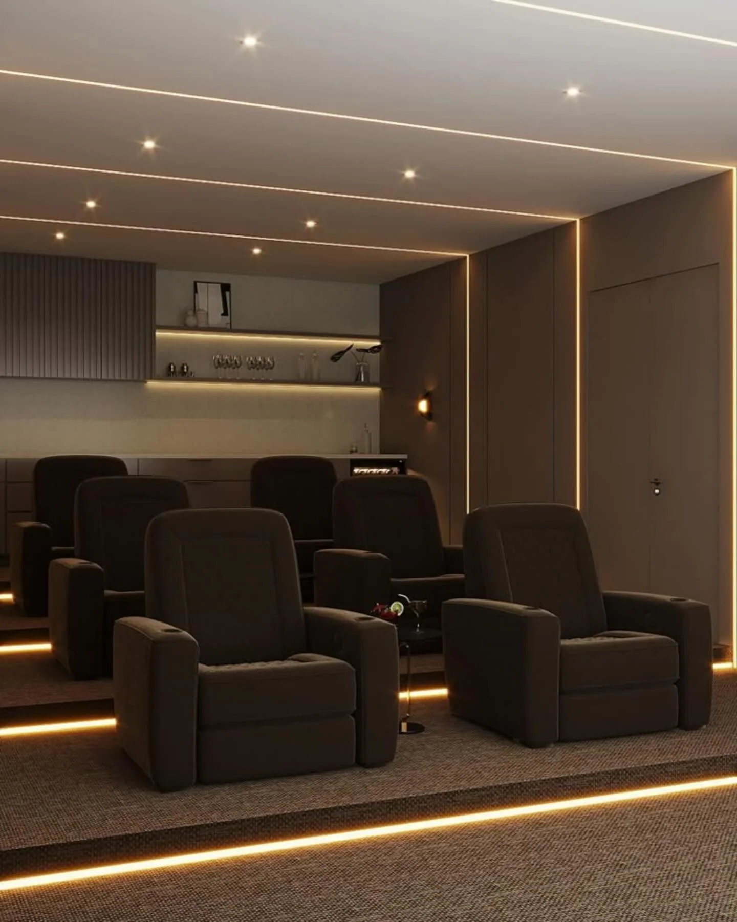 We&rsquo;re transforming the Project Greeneagle basement into a refined lounge area, complete with an in-home theatre.⁠
⁠
The space will feature an earthy, soothing colour palette, recessed lighting and Japanese-inspired design elements; the perfect 