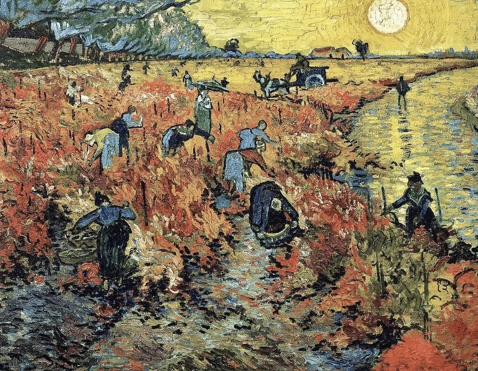 The Red Vineyard by Vincent Van Gogh