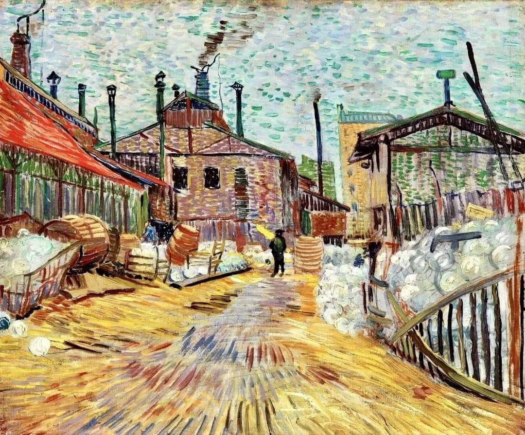 "The Factory", 1887. Vincent Van Gogh.