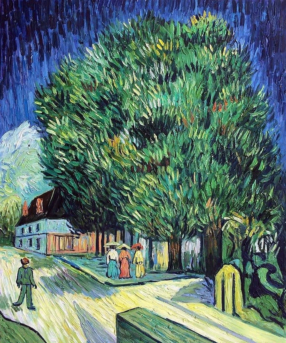 VINCENT VAN GOGH  “Chestnut Trees in Blossom”