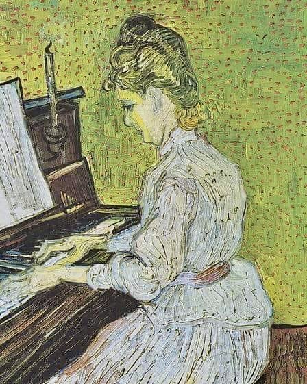 Marguerite Gachet at the Piano by Vincent van Gogh
