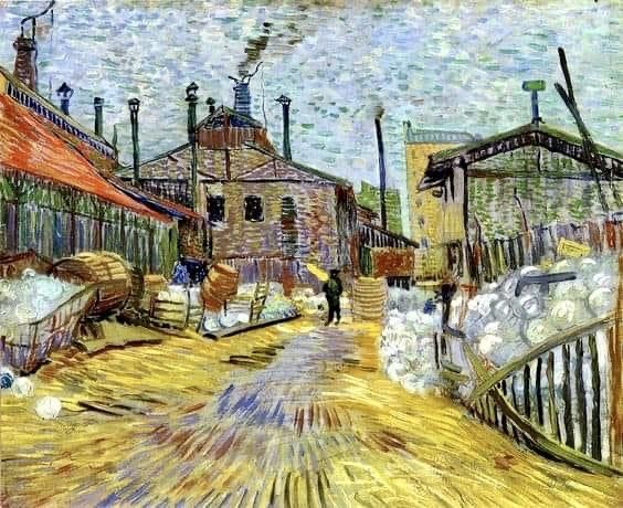 A Factory at Asnières  By Vincent Van Gogh