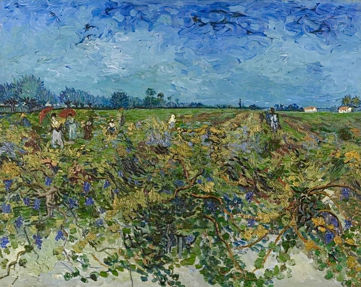 The Green Vineyard by Vincent van Gogh
