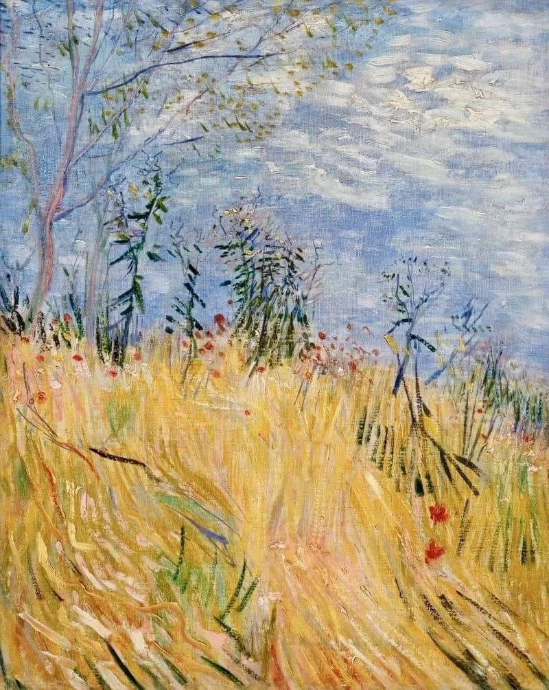 Vincent van Gogh, Edge of Wheat Field with Poppies, 1887