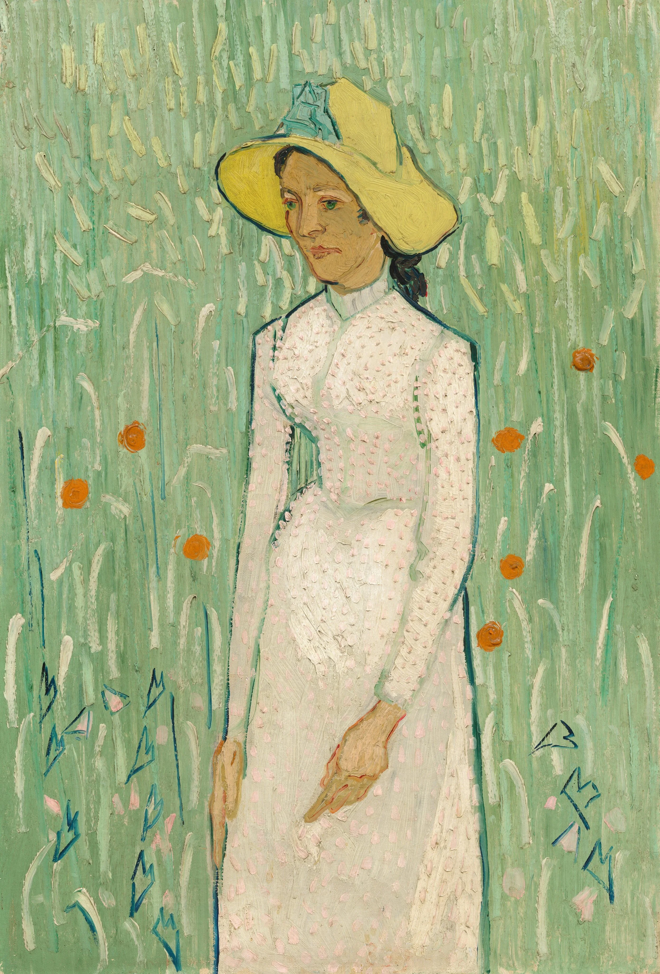 Girl In White by Vincent Van Gogh