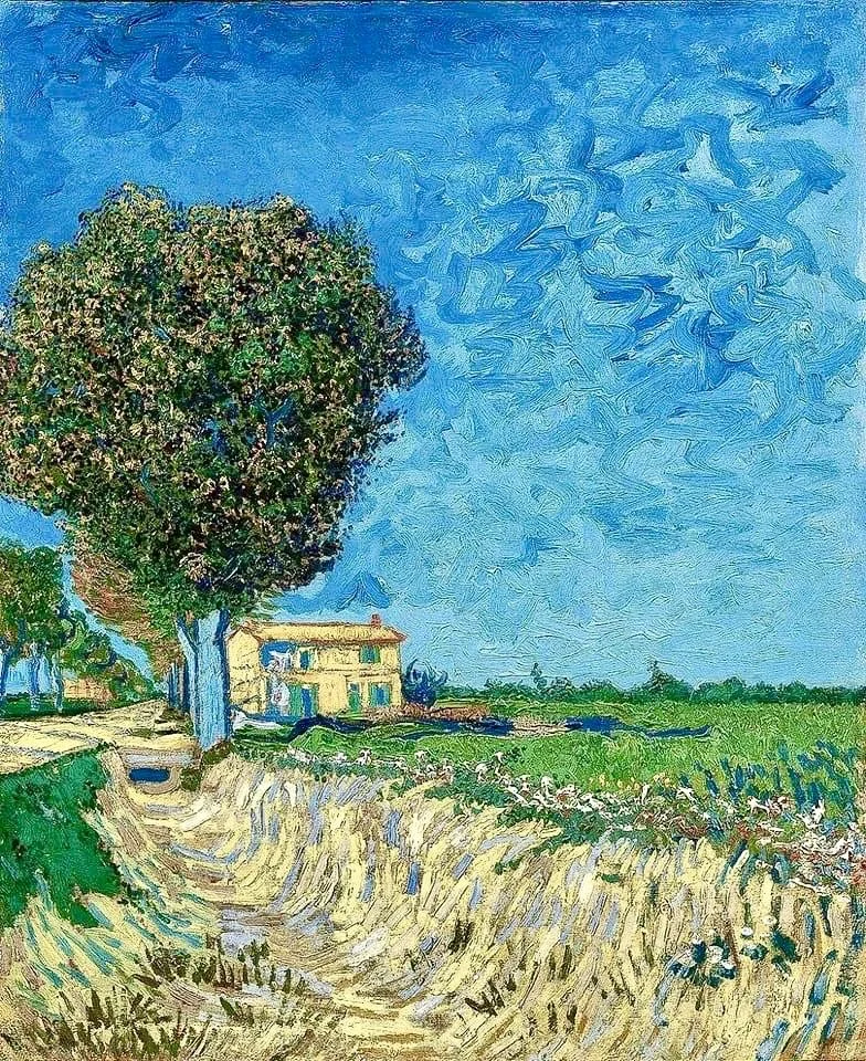 A Lane Near Arles by Vincent van Gogh