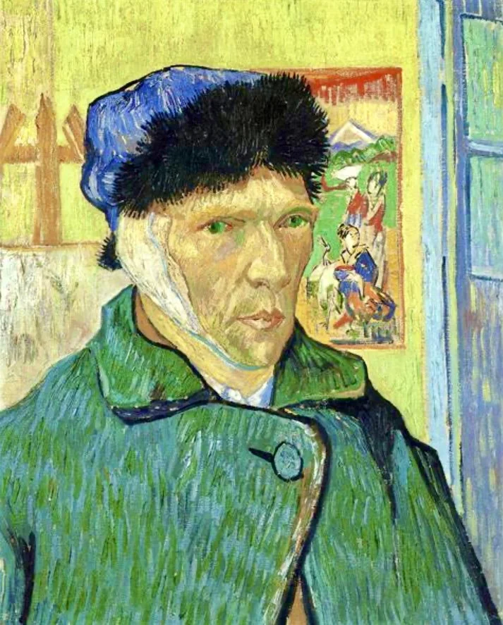 Self Portrait with Bandaged Ear By Vincent van Gogh