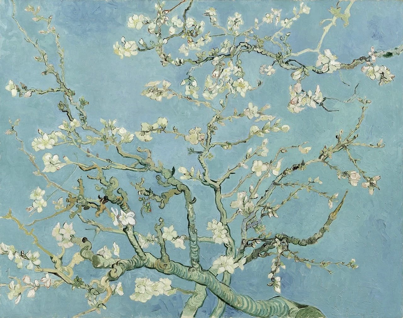 Almond Blossoms by Vincent Van Gogh