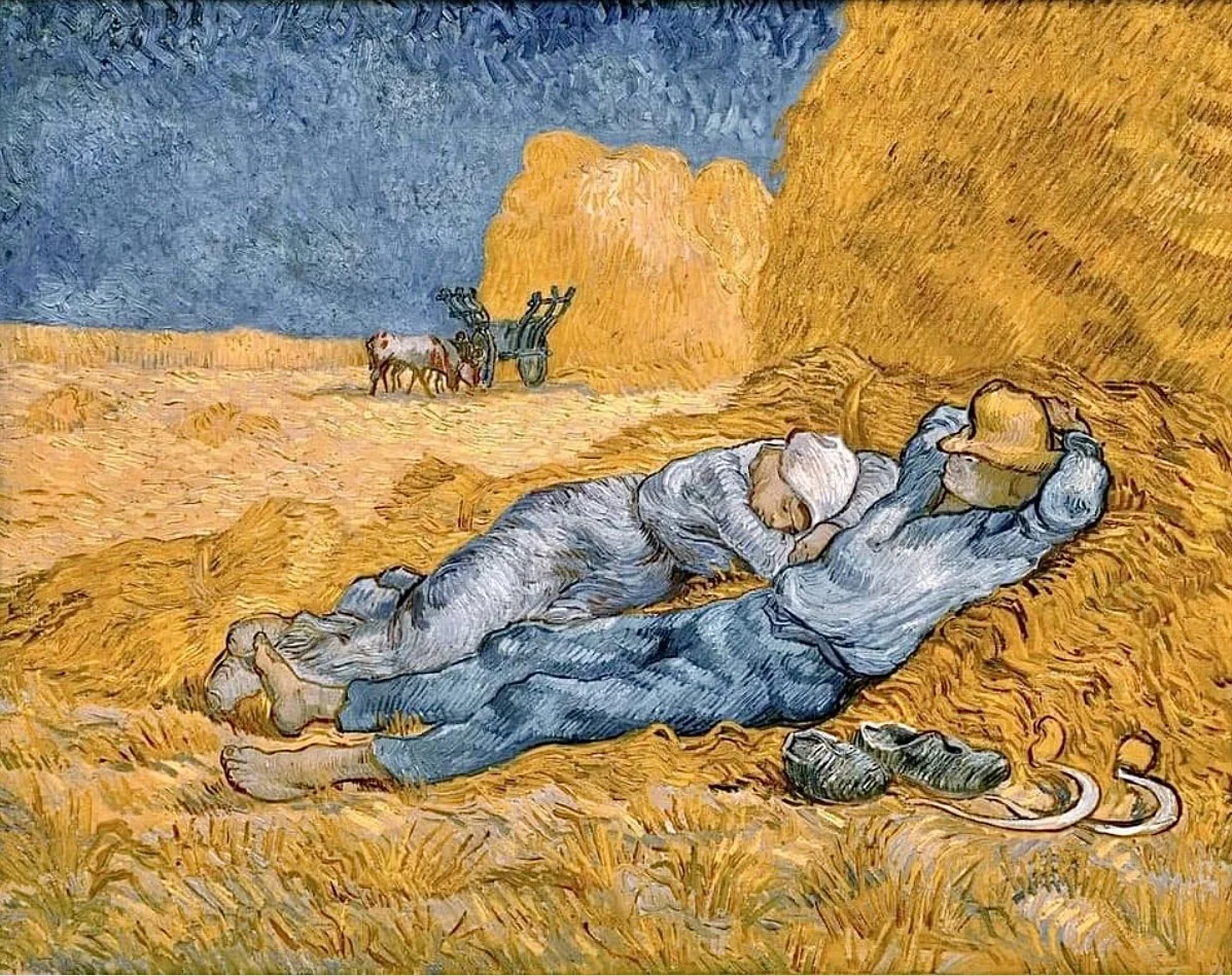 Noon - Rest from Work by Vincent van Gogh