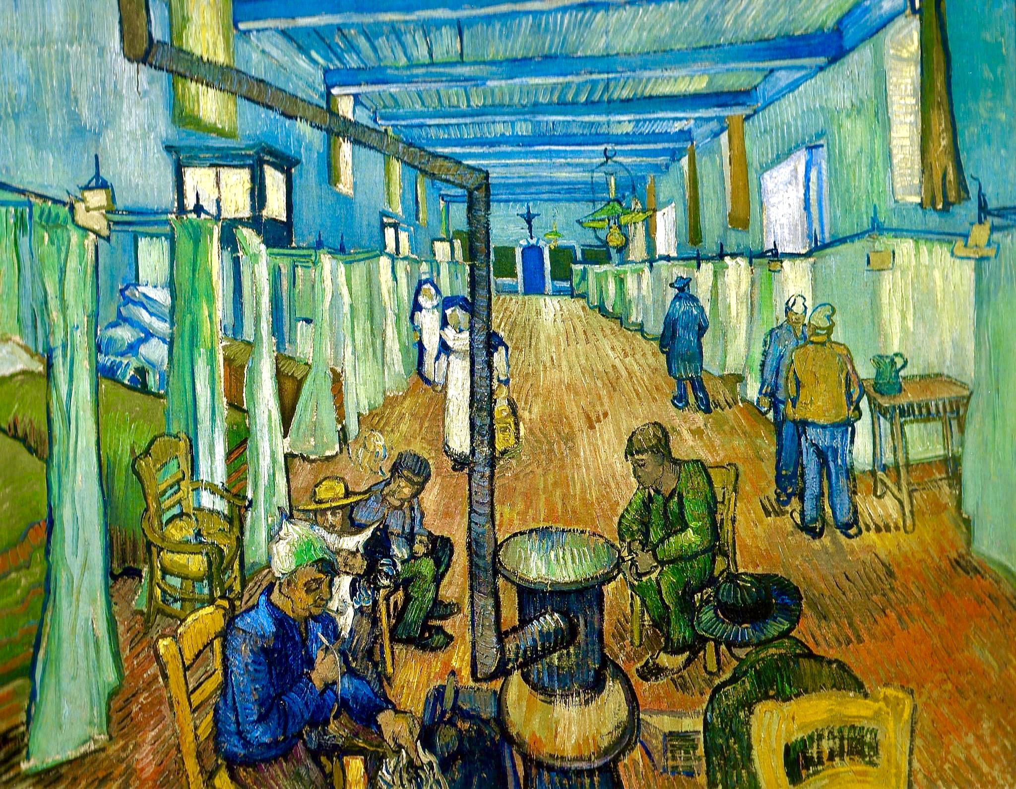 Ward in the Hospital in Arles by Vincent van Gogh