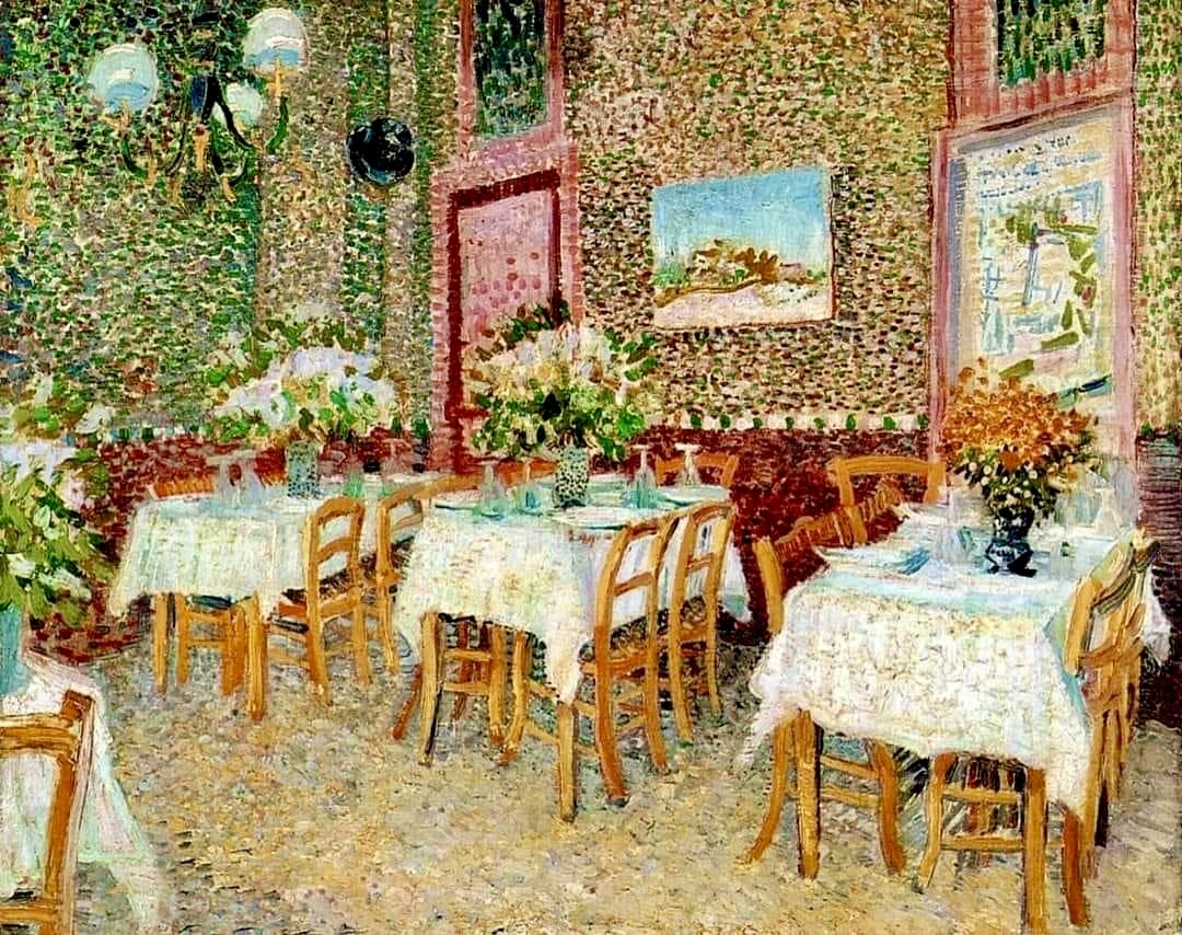 Vincent van Gogh Interior of a Restaurant  1887