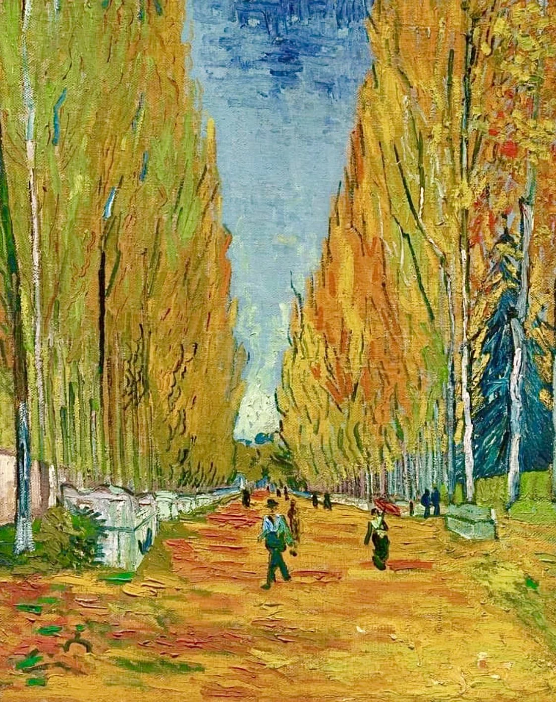 The Alley of Alyscamps by Vincent van Gogh