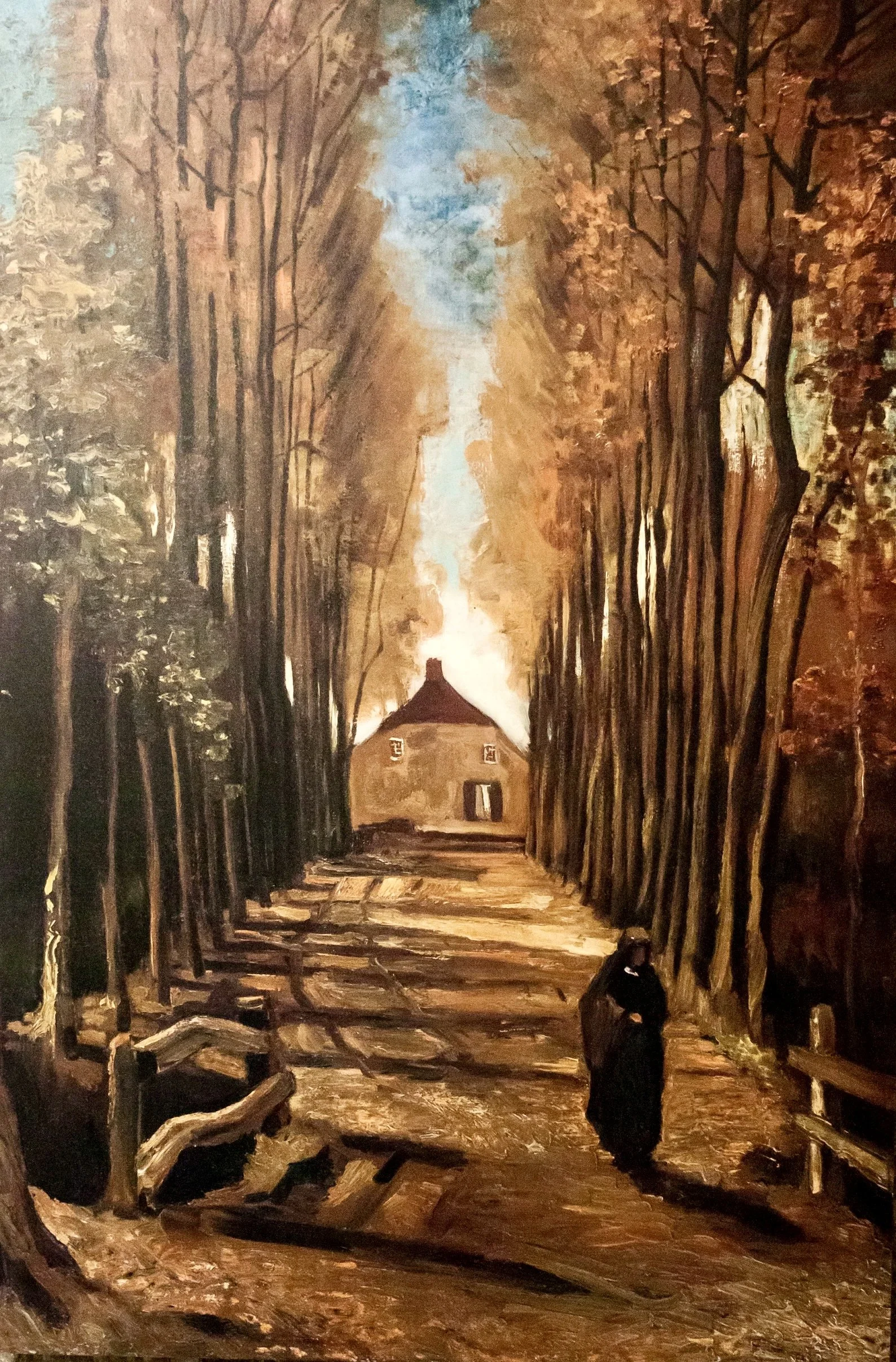 Land with Poplars in Autumn