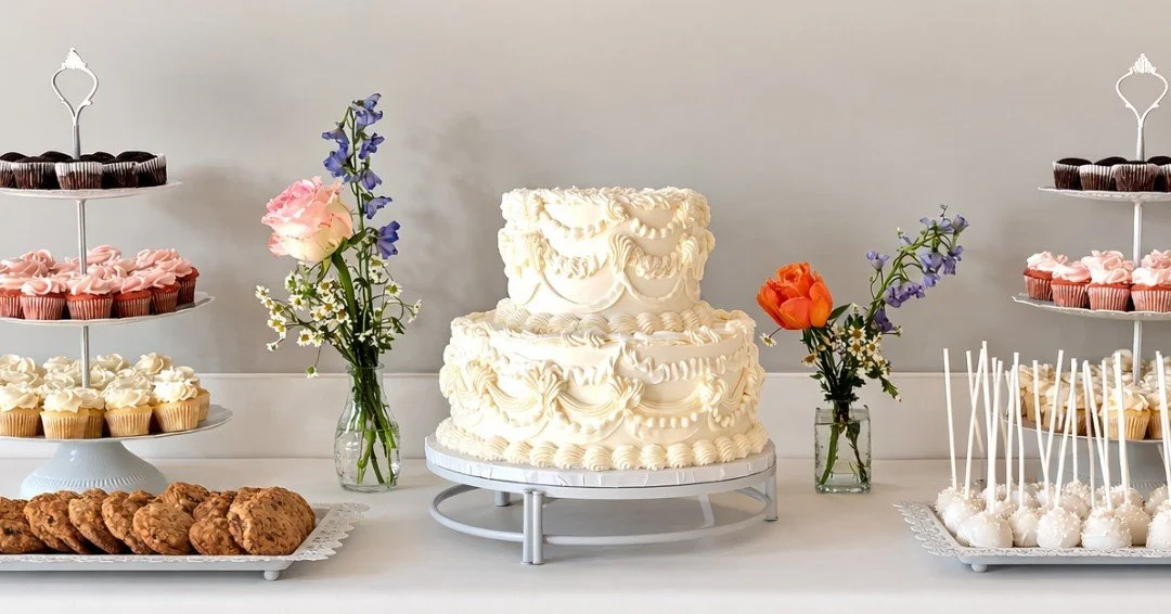 A different angle of this dessert table setup 🤍

Mixing cake, cupcakes, cookies, and cake pops gives guests variety while creating a full, styled look.

✨ Atlanta dessert tables by Artful Cakery by Julie

Would you go all cake or full dessert table?