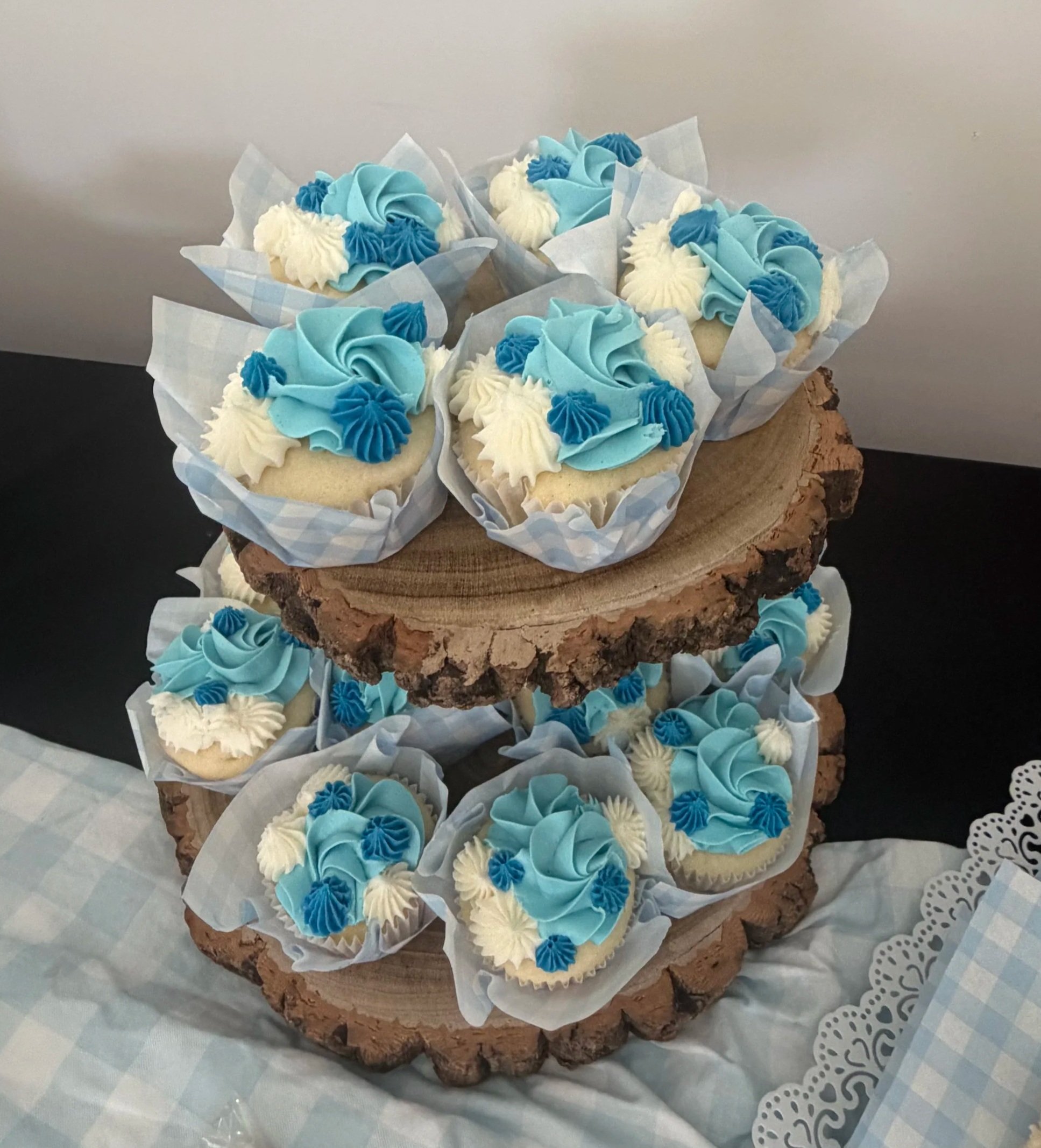 baby shower cupcakes in shades of blue.jpg