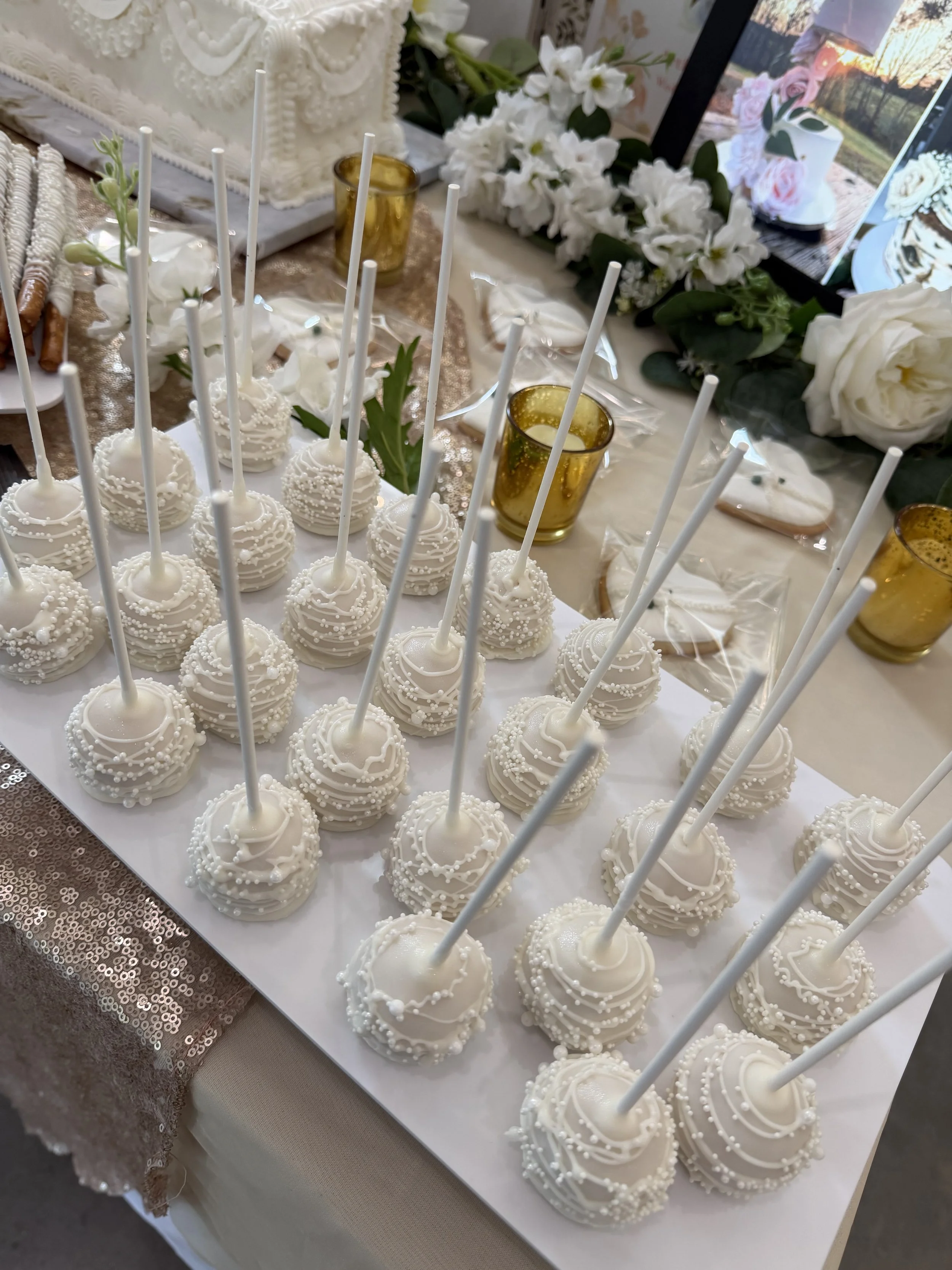 cake pops with pearls