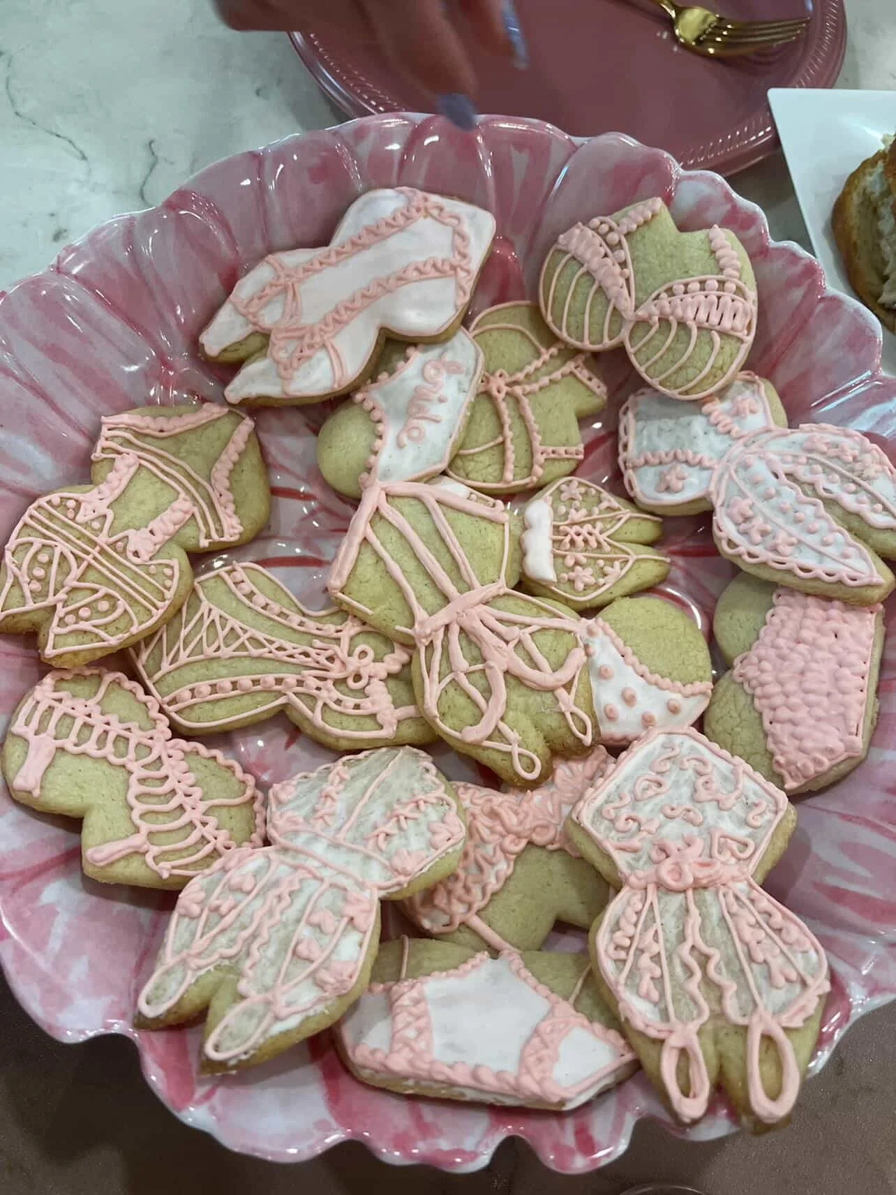 Lingerie, panty party, bras, corsets, teddies, underwear cookies