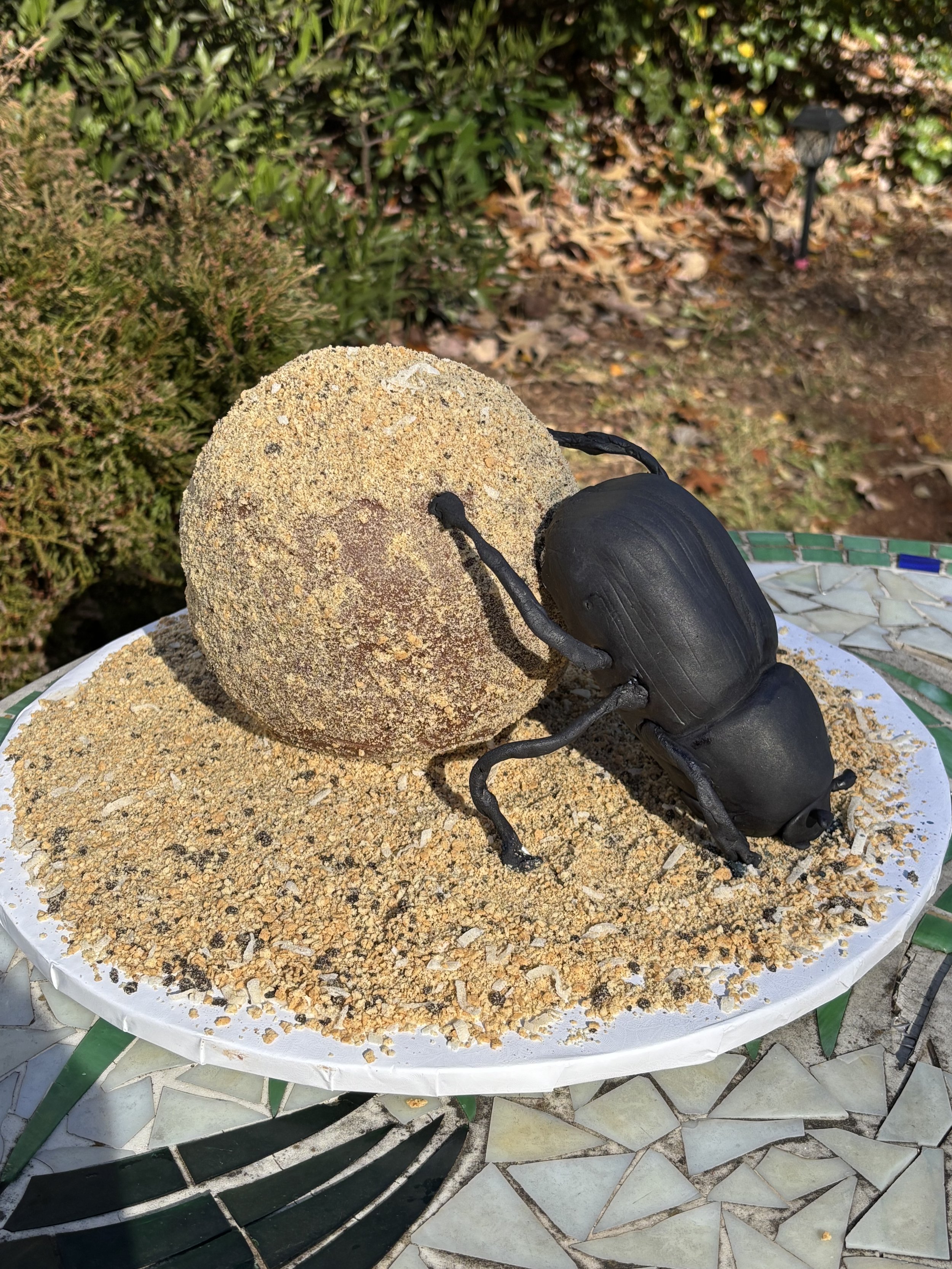 dung beetle cake